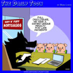 Blow your house down cartoon