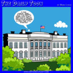 Trumps peace prize. cartoon