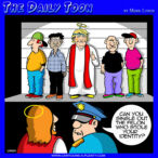 Jesus Trump cartoon