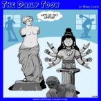 Museum cartoon