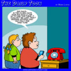 Olden days cartoon