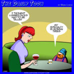 Tinder date cartoon