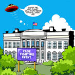 Trump birthday cartoon
