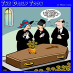 Funeral cartoon