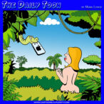 Temptation of Eve cartoon