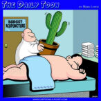 Acupunctures cartoon